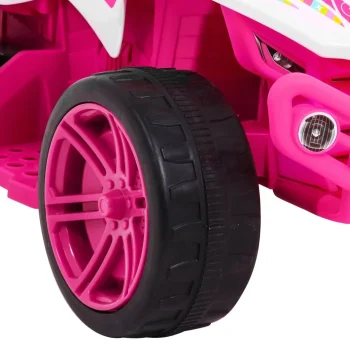 Mali Monster Quad Na Baterije Za Najmlađe, Ružičasti Pogon Od 25 W Quad Na Akumulator 11