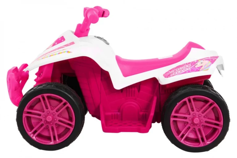 Mali Monster Quad Na Baterije Za Najmlađe, Ružičasti Pogon Od 25 W Quad Na Akumulator 4