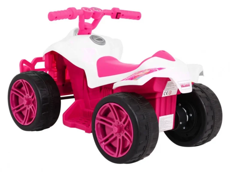 Mali Monster Quad Na Baterije Za Najmlađe, Ružičasti Pogon Od 25 W Quad Na Akumulator 5