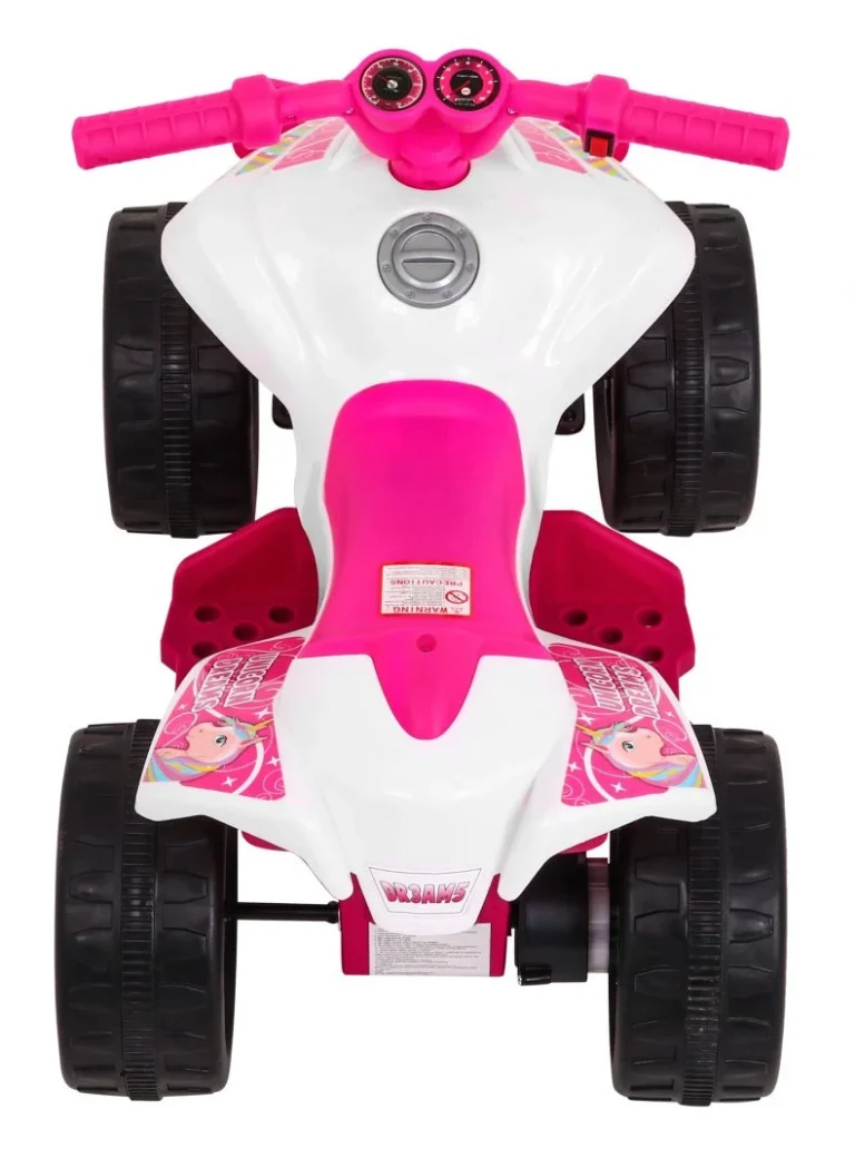Mali Monster Quad Na Baterije Za Najmlađe, Ružičasti Pogon Od 25 W Quad Na Akumulator 6