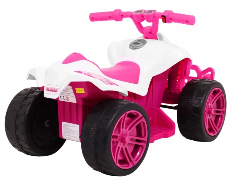 Mali Monster Quad Na Baterije Za Najmlađe, Ružičasti Pogon Od 25 W Quad Na Akumulator 7