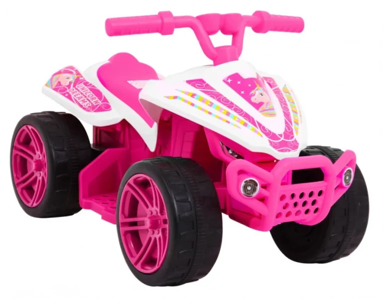 Mali Monster Quad Na Baterije Za Najmlađe, Ružičasti Pogon Od 25 W Quad Na Akumulator 8