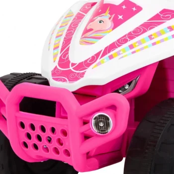 Mali Monster Quad Na Baterije Za Najmlađe, Ružičasti Pogon Od 25 W Quad Na Akumulator 9