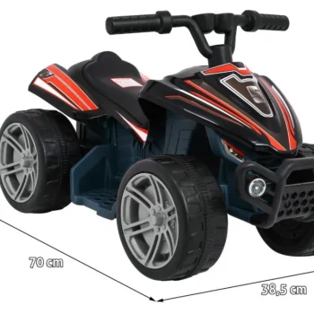 Mali Monster Quad Na Baterije Za Najmlađe, Crni, Pogon Od 25 W, Crna Quad Na Akumulator 2