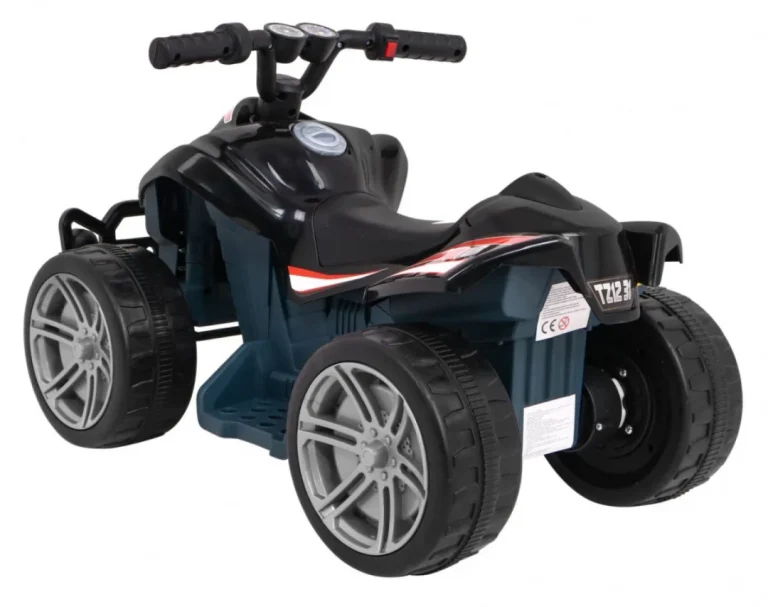 Mali Monster Quad Na Baterije Za Najmlađe, Crni, Pogon Od 25 W, Crna Quad Na Akumulator 5