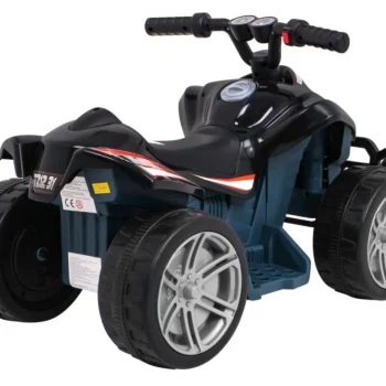 Mali Monster Quad Na Baterije Za Najmlađe, Crni, Pogon Od 25 W, Crna Quad Na Akumulator 8