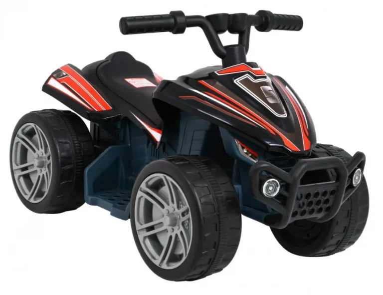 Mali Monster Quad Na Baterije Za Najmlađe, Crni, Pogon Od 25 W, Crna Quad Na Akumulator 9