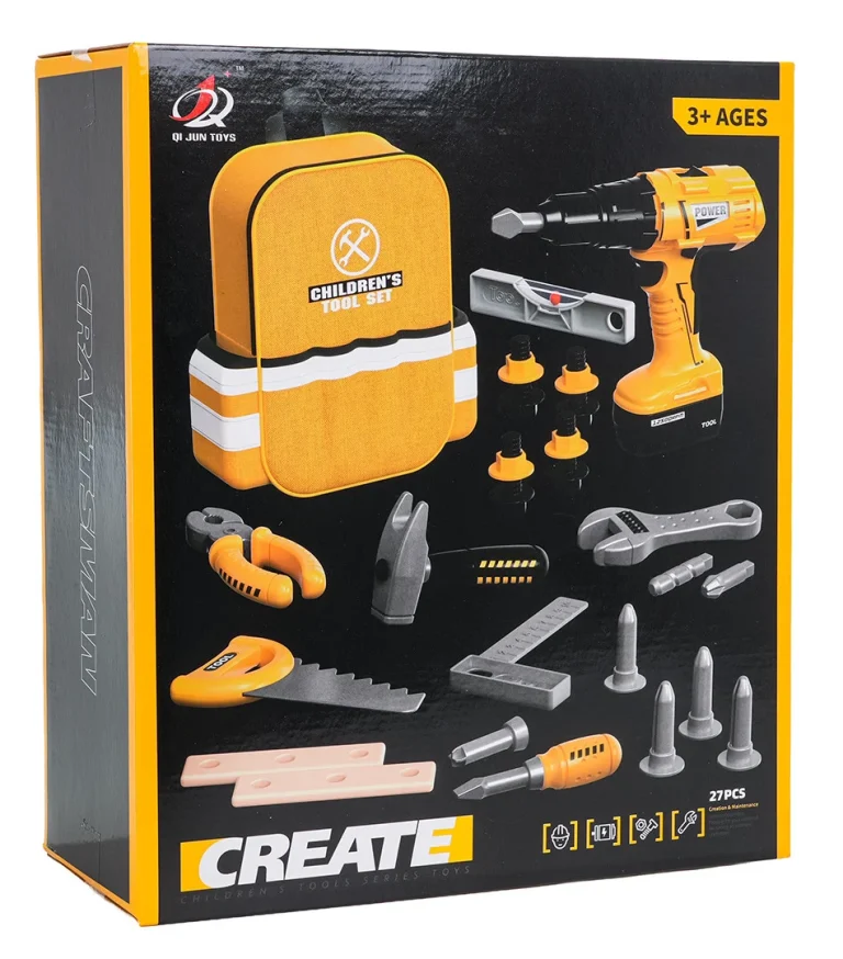 Mali Majstorski Set žuti + Ruksak 7