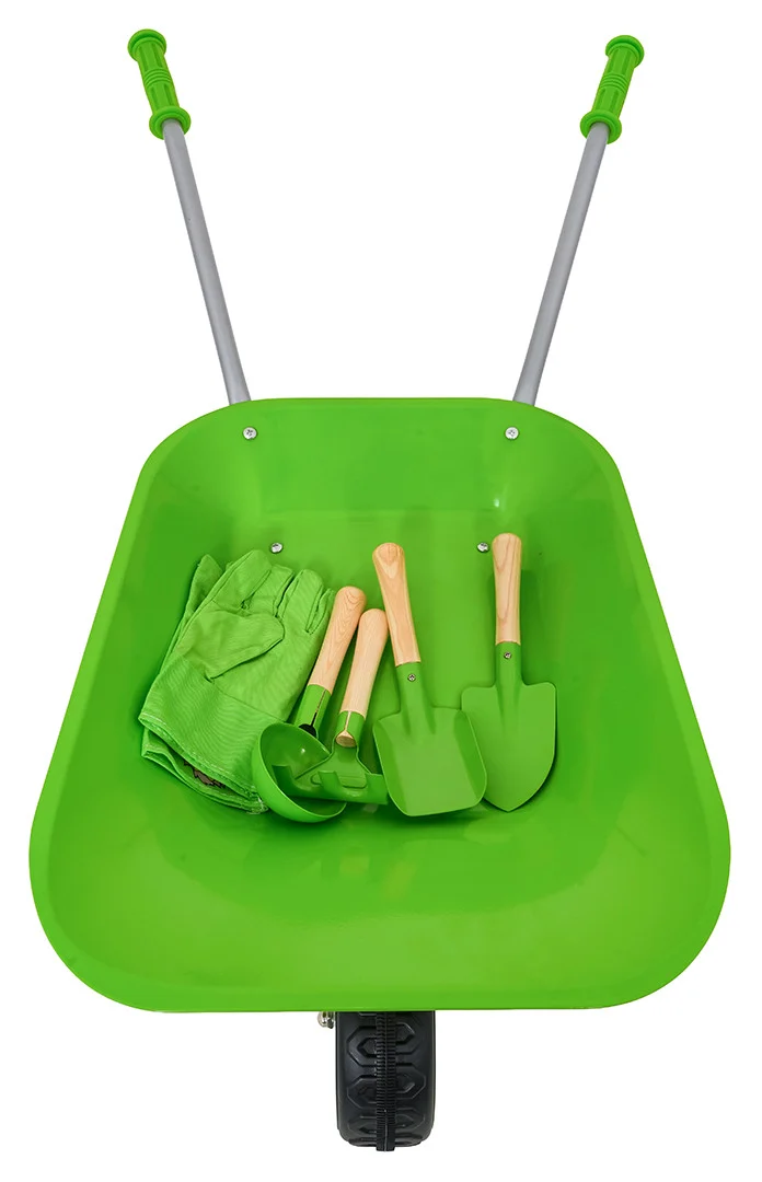 Mali Vrtlarski Set S Kolicima, Zeleni 11