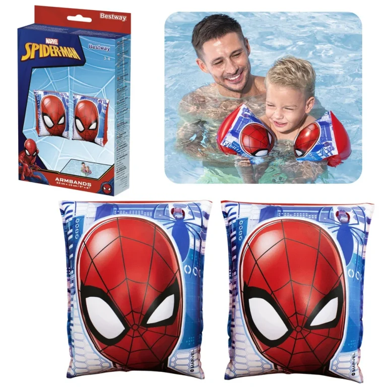 Marvel Spider Man Bestway 98001 Dječje Narukvice Za Plivanje 1