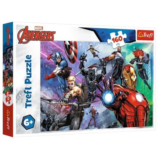 Marvel Slagalica 160 Dijelova. Uvijek Spremni Heroji Trefl 15424 1