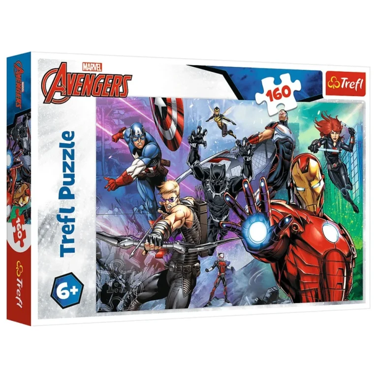 Marvel Slagalica 160 Dijelova. Uvijek Spremni Heroji Trefl 15424 1