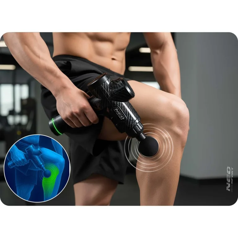 Masažni Pištolj Neo Sport Ns 503 Crni, 9 Nastavaka 10