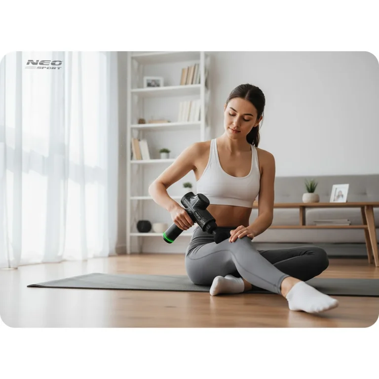 Masažni Pištolj Neo Sport Ns 503 Crni, 9 Nastavaka 9