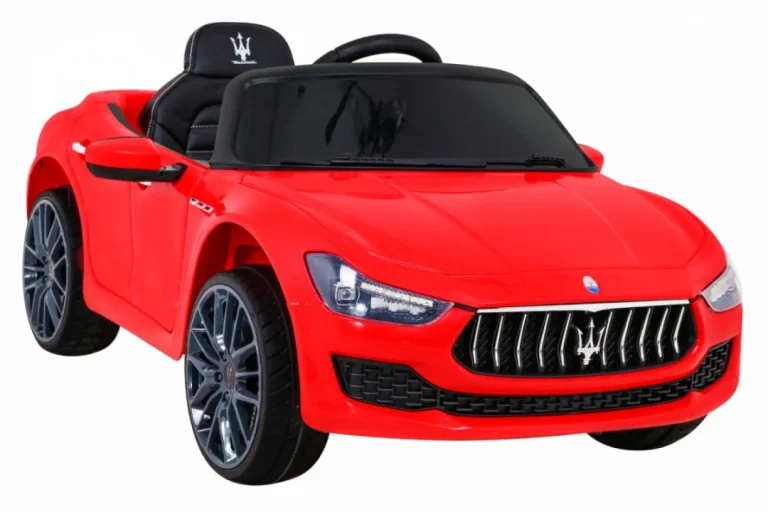 Maserati Ghibli Dječji Automobil Na Baterije, Crveni + Daljinski Upravljač + Spori Start, Crvena 10