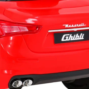 Maserati Ghibli Dječji Automobil Na Baterije, Crveni + Daljinski Upravljač + Spori Start, Crvena 12