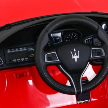 Maserati Ghibli Dječji Automobil Na Baterije, Crveni + Daljinski Upravljač + Spori Start, Crvena 7
