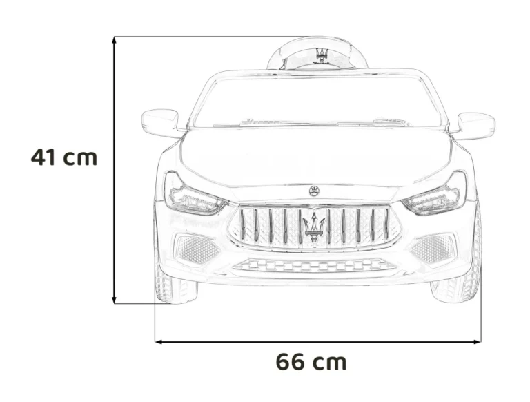 Maserati Ghibli Automobil Na Akumulator, Crveni 2