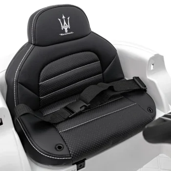 Maserati Ghibli Dječji Autosjedalica Na Baterije, Bijela + Daljinski Upravljač + Eva Svjetiljka 13