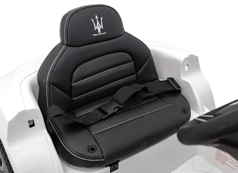 Maserati Ghibli Dječji Autosjedalica Na Baterije, Bijela + Daljinski Upravljač + Eva Svjetiljka 13