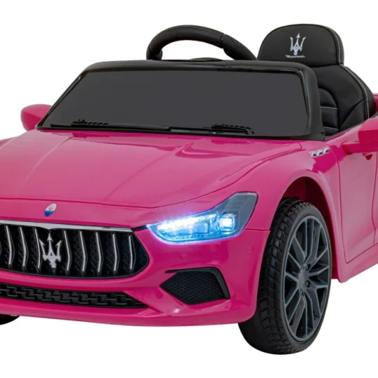 Maserati Ghibli Dječji Autosjedalica Na Baterije Roza + Daljinski Upravljač + Eva Boca + Spori 1