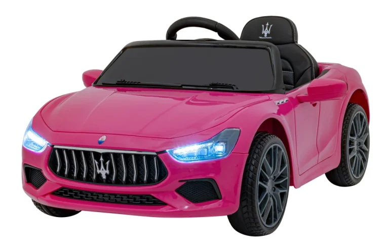 Maserati Ghibli Dječji Autosjedalica Na Baterije Roza + Daljinski Upravljač + Eva Boca + Spori 1