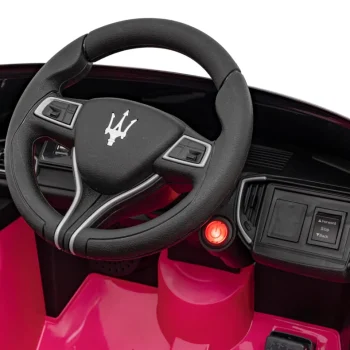Maserati Ghibli Dječji Autosjedalica Na Baterije Roza + Daljinski Upravljač + Eva Boca + Spori 11