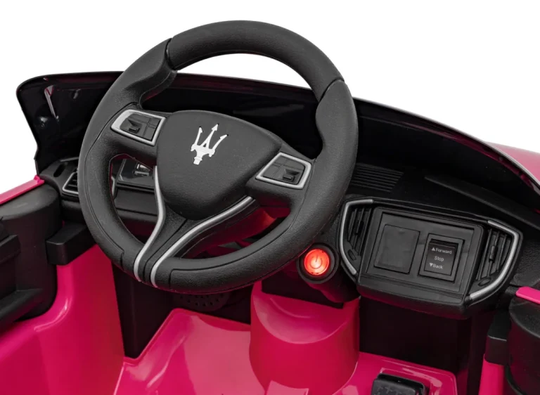 Maserati Ghibli Dječji Autosjedalica Na Baterije Roza + Daljinski Upravljač + Eva Boca + Spori 11
