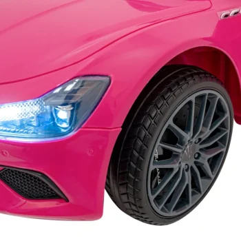 Maserati Ghibli Dječji Autosjedalica Na Baterije Roza + Daljinski Upravljač + Eva Boca + Spori 14