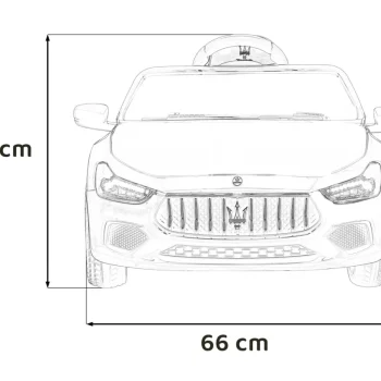 Maserati Ghibli Dječji Autosjedalica Na Baterije Roza + Daljinski Upravljač + Eva Boca + Spori 2
