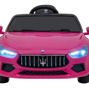 Maserati Ghibli Dječji Autosjedalica Na Baterije Roza + Daljinski Upravljač + Eva Boca + Spori 4