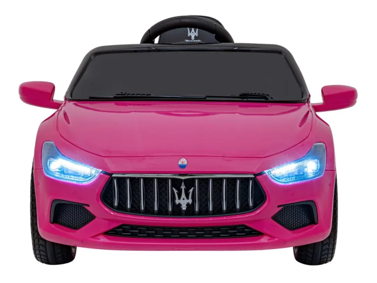 Maserati Ghibli Dječji Autosjedalica Na Baterije Roza + Daljinski Upravljač + Eva Boca + Spori 4
