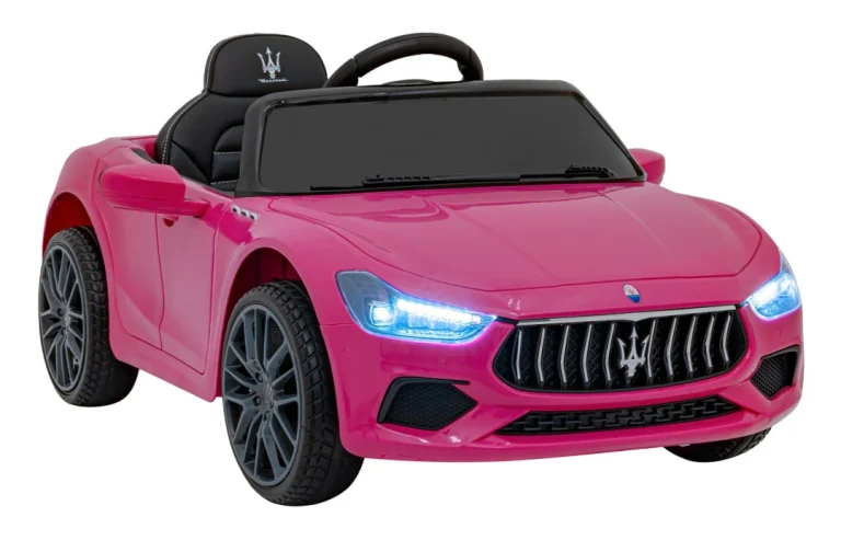 Maserati Ghibli Dječji Autosjedalica Na Baterije Roza + Daljinski Upravljač + Eva Boca + Spori 9