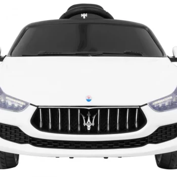 Maserati Ghibli Na Baterije Za Djecu Bijeli + Daljinski Upravljač, Bijela 3