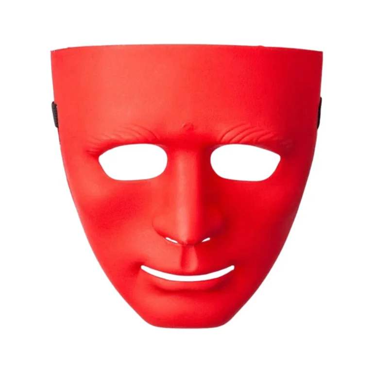 Maska Anonymous Bijelo Crvena 17,5 Cm 2