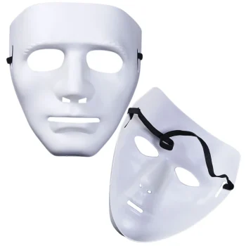 Maska Anonymous Bijelo Crvena 17,5 Cm 4