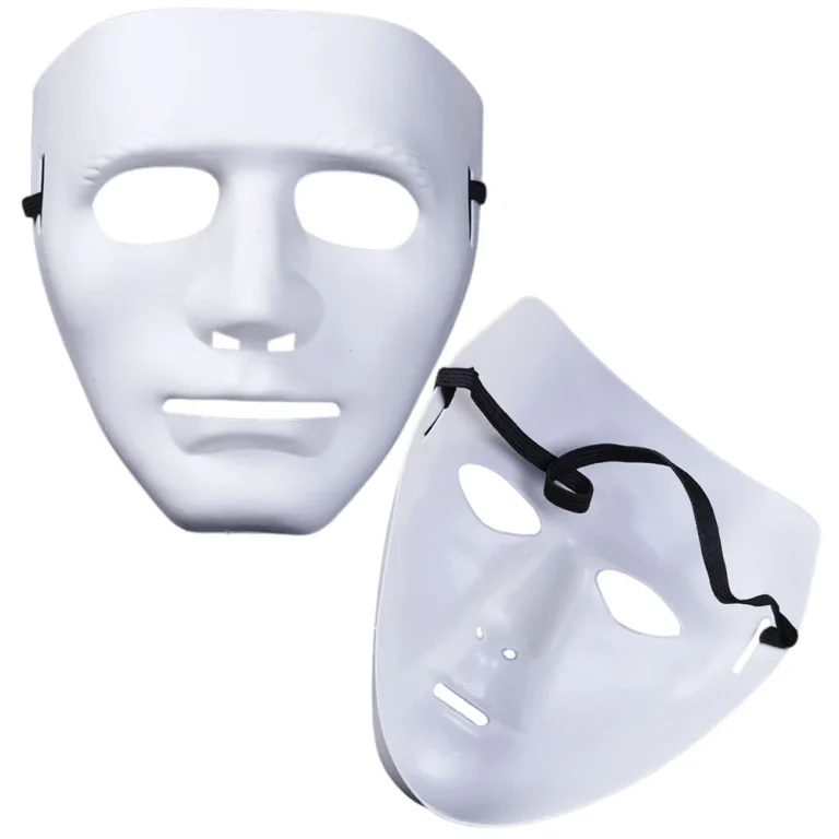 Maska Anonymous Bijelo Crvena 17,5 Cm 4