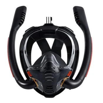 Maska Za Ronjenje Cijelo Lice Anti Fog Drytop Crna L/xl 4