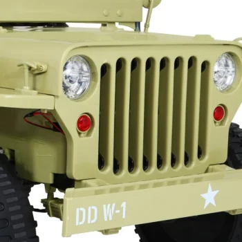 Matcha Retro Strong Vojni Auto Na Akumulator Za 3 Djece 17
