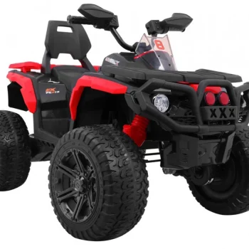 Maverick 4x4 Električni Quad Za Djecu Crveni + Eva Kotači + Audio Ploča + Led, Crvena Quad Na Akumulator 10