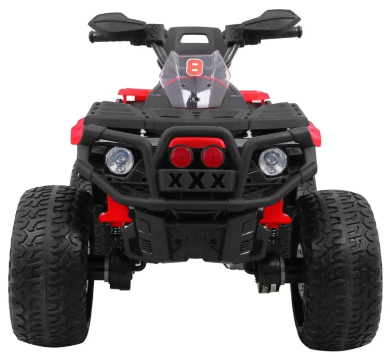 Maverick 4x4 Električni Quad Za Djecu Crveni + Eva Kotači + Audio Ploča + Led, Crvena Quad Na Akumulator 2
