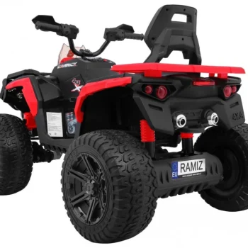Maverick 4x4 Električni Quad Za Djecu Crveni + Eva Kotači + Audio Ploča + Led, Crvena Quad Na Akumulator 6