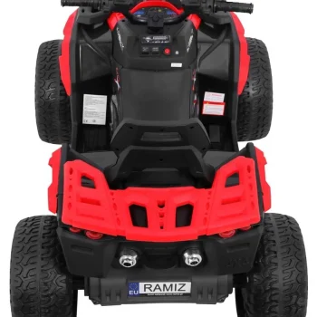 Maverick 4x4 Električni Quad Za Djecu Crveni + Eva Kotači + Audio Ploča + Led, Crvena Quad Na Akumulator 8