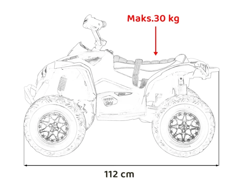 Maverick Atv Quad Bijela 2