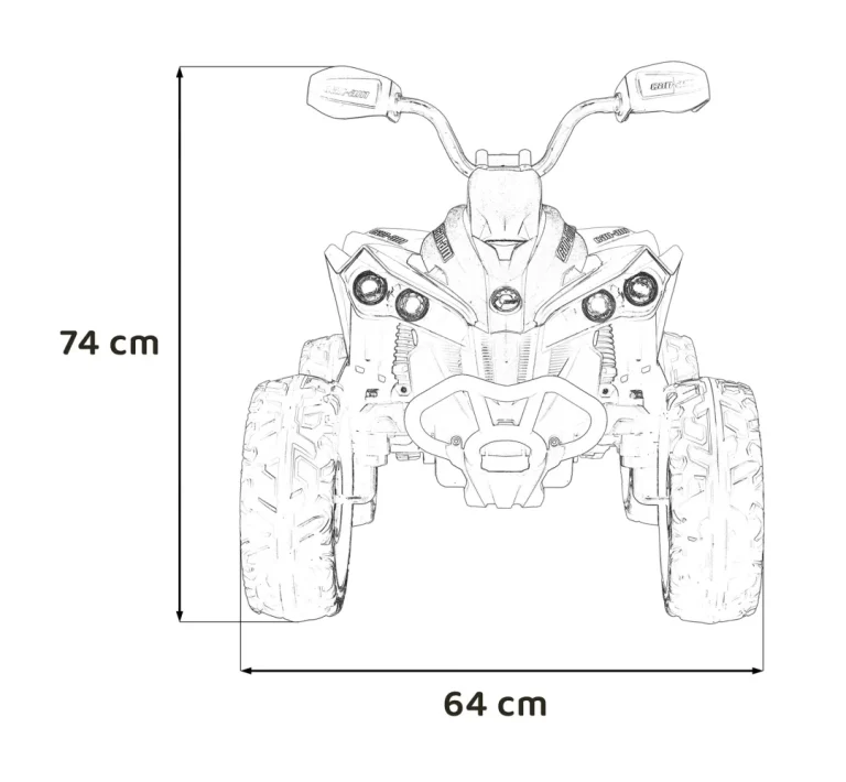 Maverick Atv Quad Na Akumulator, Crveni 2