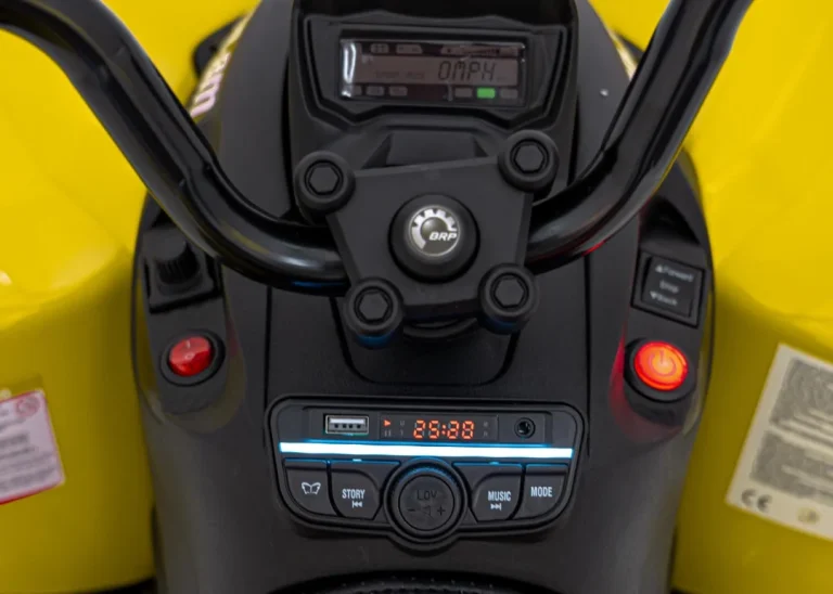 Maverick Atv Quad, žuti Quad Na Akumulator 12