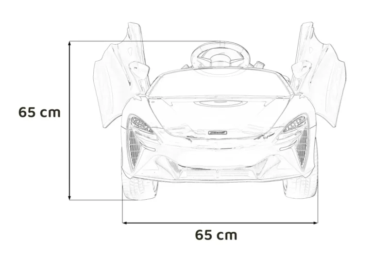 Mclaren Artura Dječji Autosjedalica Na Baterije Plava + 4x4 Pogon + Daljinski Upravljač + Spori 2
