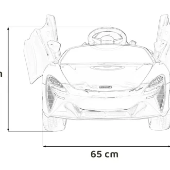 Mclaren Artura Dječji Autosjedalica Na Baterije Crna + 4x4 Pogon + Daljinski Upravljač + Spori 2