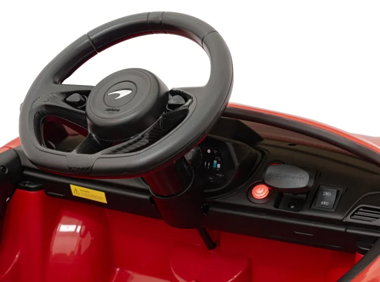 Mclaren Artura Dječji Autosjedalica Na Baterije, Crvena + 4x4 Pogon + Daljinski Upravljač + Spori 12