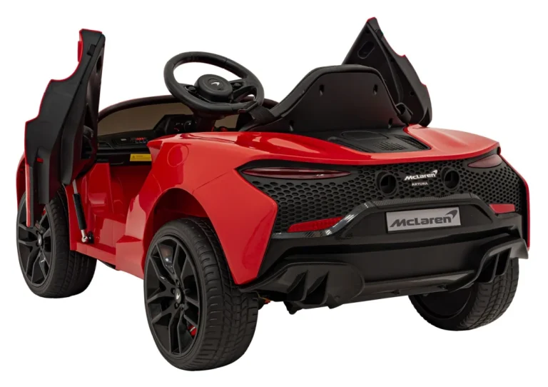 Mclaren Artura Dječji Autosjedalica Na Baterije, Crvena + 4x4 Pogon + Daljinski Upravljač + Spori 7